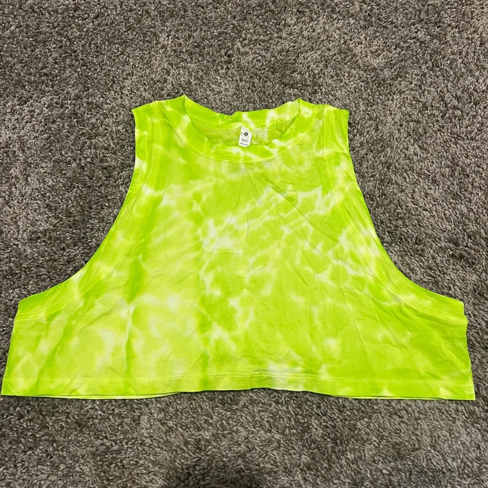 Lululemon All Yours Cropped Cotton Tank Top